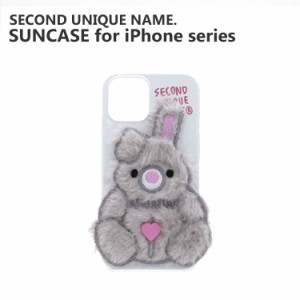 iPhone 13 ケース iPhone 13 Pro iPhone 13 mini iPhone 13 Pro MAX 韓国 ベルト カバー SUN CASE PATCH FUR RABBIT NOISE WHITE お取り