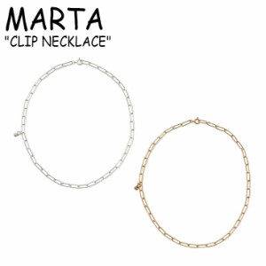 マルタ ネックレス MARTA CLIP NECKLACE クリップネックレス SILVER シルバー GOLD ゴールド 韓国アクセサリー 553808/17 ACC