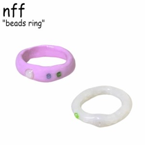 エヌエフエフ リング 指輪 nff メンズ レディース beads ring ビーズ WHITE ホワイト PINK ピンク 韓国アクセサリー 301373639/42 ACC