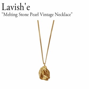 ラビシエ ネックレス Lavish'e Melting Stone Pearl Vintage Necklace ゴールド 韓国アクセサリー 301430002 ACC