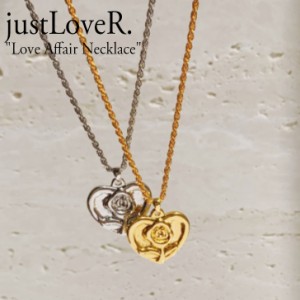 ジャストラバー ネックレス justLoveR. Love Affair Necklace シルバー ゴールド 韓国アクセサリー 5112336671 ACC