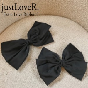 ジャストラバー バレッタ justLoveR. Extra Love Ribbon エクストラ ラブ リボン BLACK ブラック 韓国アクセサリー 5407631138 ACC