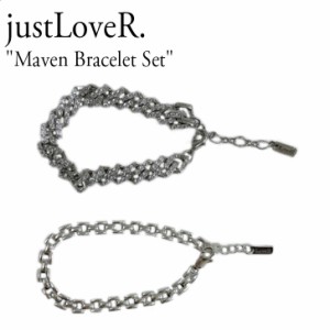 ジャストラバー ブレスレット justLoveR. Maven Bracelet Set メイヴェン ブレスレット シルバー 韓国アクセサリー 6823743352 ACC