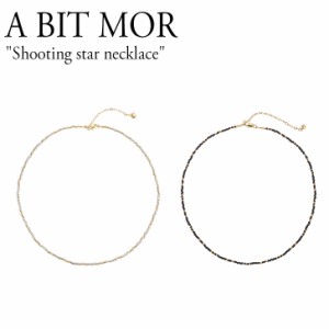 アビットモア ネックレス A BIT MOR Shooting star necklace シルバー ブラック 韓国アクセサリー shstnk ACC