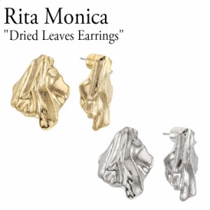 リタモニカ ピアス Rita Monica Dried Leaves Earrings イエローゴールド ホワイトゴールド 韓国アクセサリー RF6-B4YE/WH08 ACC