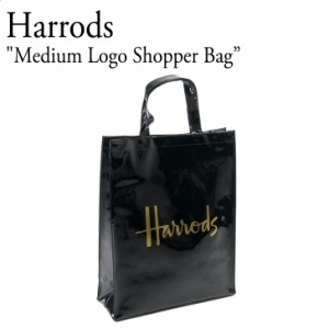【即納/国内発送】ハロッズ トートバッグ トート Harrods PVC Medium Logo Shopper Bag pvc ミディアム 黒 ブラック CO-307891-R3 バッグ
