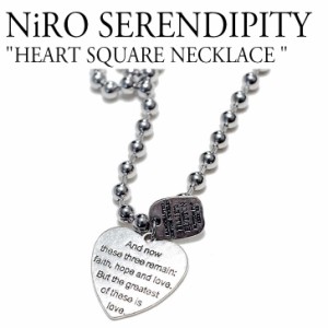 ニロセレンディピティ ネックレス NiRO SERENDIPITY HEART SQUARE NECKLACE ハート スクエア シルバー 韓国アクセサリー #22 ACC