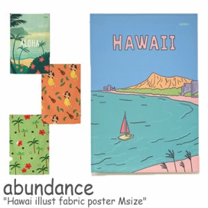アバンダンス タペストリー abundance ハワイ イラスト ファブリックポスター M Hawai illust fabric poster GM517001/2/3/4/5 ACC