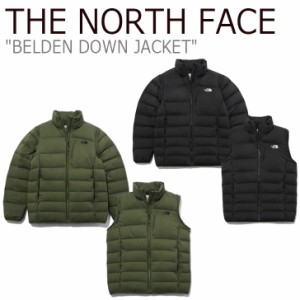 ノースフェイス ダウン THE NORTH FACE BELDEN DOWN JACKET ベルデン ダウンジャケット LIGHT KHAKI BLACK NJ1DL58J/K ウェア