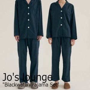 ジョーズラウンジ ルームウェア Jo's lounge Blackwatch Pajama Set ブラックウォッチ パジャマ セット NAVY ネイビー 1229641/2 ウェア
