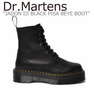 ドクターマーチン スニーカー Dr.Martens JADON III BLACK PISA 8EYE BOOT ジェイドンIII 8ホールブーツ BLACK 26378001 シューズ
