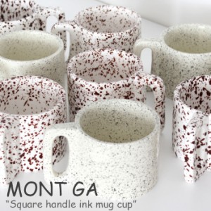 モンガ マグカップ MONT GA Square handle ink mug cup スクエア ハンドル インク マグ カップ 韓国雑貨 5503968165 ACC