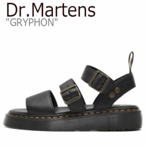 ドクターマーチン サンダル Dr.Martens メンズ レディース GRYPHON グリフォン BLACK ブラック 25720001 シューズ 