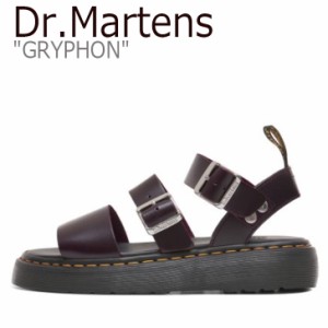 ドクターマーチン サンダル Dr.Martens メンズ レディース GRYPHON グリフォン DEEP RED ディープレッド 26686601 シューズ 