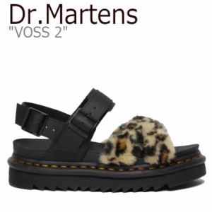 ドクターマーチン サンダル Dr.Martens レディース VOSS 2 ボス 2 BLACK ブラック LEOPARD レオパード 26721285 シューズ 