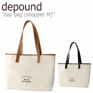 デパウンド トートバッグ depound day bag (shopper M) デイバッグ ショッパー M CAMEL キャメル BLACK ブラック 301252123/7 バッグ