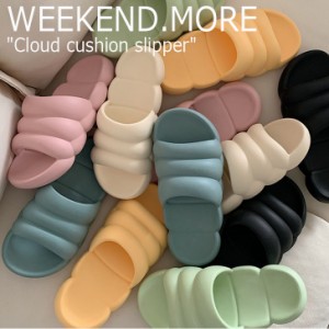 ウィークエンドモア スライド WEEKEND.MORE Cloud cushion slipper クラウド クッション スリッパ 全6色 5394512703 シューズ