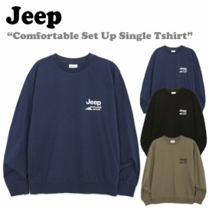 ジープ ロンT Jeep Comfortable Set Up Single Tshirt コンフォタブル セットアップ シングル Ｔシャツ JM3TSU082NA/BK/KH ウェア
