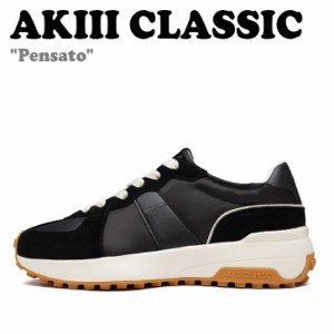 アキ クラシック スニーカー AKIII CLASSIC メンズ レディース Pensato ペンサート BLACK ブラック AKAKFUS0123 シューズ