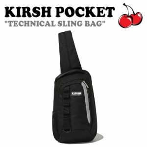 キルシーポケット ボディバッグ KIRSH POCKET 正規販売店 TECHNICAL SLING BAG テクニカル スリングバッグ BLACK FKQRABA701M バッグ