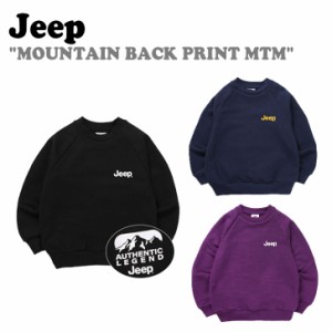 ジープ キッズ トレーナー Jeep kids MOUNTAIN BACK PRINT MTM マウンテン バックプリントMTM 全3色 KM3TSU893BK/NA/UP ウェア