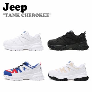 ジープ スニーカー Jeep TANK CHEROKEE タンク チェロキー BLACK ブラック WHITE BLUE LIGHT BEIGE GK0GHU101WH/BLK/BL/LE シューズ