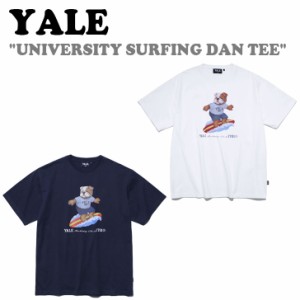 エール 半袖Ｔシャツ YALE UNIVERSITY SURFING DAN TEE ユニバーシティー サーフィン ダン Ｔシャツ 全2色 YC3SS0341NA/WH ウェア