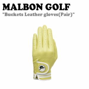 マルボンゴルフ MALBON GOLF レディース BUCKETS LEATHER GLOVES バケット レザー グローブ LEMON レモン M2242PGL01LEM ACC