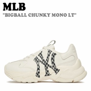 エムエルビー スニーカー MLB BIGBALL CHUNKY MONO LT NEW YORK YANKEES ビッグボール チャンキー モノ LT 3ASHCM01N-50WHS シューズ