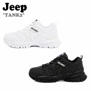 【即納有/国内発送】ジープ スニーカー JEEP メンズ レディース TANK 2 タンク2 BLACK ブラック WHITE ホワイト GL0GHU102BK/WH シューズ