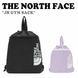 ノースフェイス リュック THE NORTH FACE JR GYM SACK ジュニア ジム サック BLACK PASTEL_LILAC NN2PP05R/S バッグ