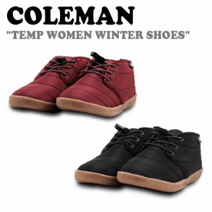 コールマン スニーカー COLEMAN TEMP WOMEN WINTER SHOES テンプ ウーマン ウィンターシューズ BURGUNDY BLACK 700915393/4 シューズ