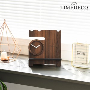 タイムデコ 置き時計 TIMEDECO 正規販売店 Table Ware Clock インテリア テーブルウェア 卓上時計 Walnut ウォルナット 3375917 ACC