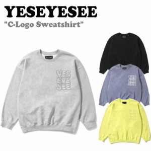 イェスアイシー トレーナー YESEYESEE C-LOGO SWEATSHIRT ロゴ スウェットシャツ 全4色 YES1030/YES1031/YES1032/YES1033 ウェア