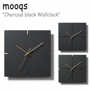 ムクス 壁掛け時計 Charcoal black Wallclock 4/5/6 ノイズレス CHARCOAL BLACK 韓国雑貨 1539959/1539958/1539957 ACC