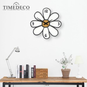 タイムデコ 掛け時計 TIMEDECO 正規販売店 DAISY FLOWER WALL CLOCK デイジー フラワー ウォール クロック White 814873 ACC