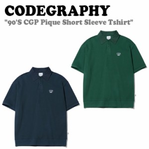 コードグラフィー ポロシャツ CODEGRAPHY 90'S CGP Pique Short Sleeve Tshirt ピケＴシャツ 全2色 CBCU3TS025NY/GN ウェア