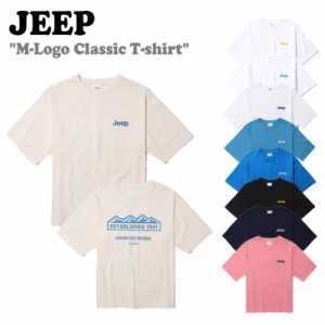 ジープ Ｔシャツ Jeep M-LOGO CLASSIC TEE Mロゴ クラシック 半袖Ｔシャツ 全9色 GL5TSU173PK/BL/DL/MW/OW/NA/IV/BK/WH ウェア