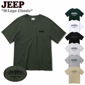 ジープ 半袖Ｔシャツ JEEP メンズ レディース M-Logo Classic エム ロゴ クラシック 全7色 JO5TSU173WH/KH/BL/MW/DG/MG/BE ウェア