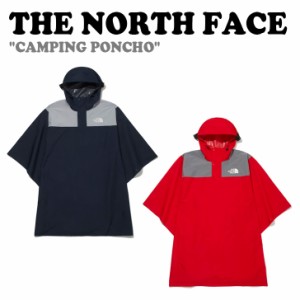 ノースフェイス レインコート THE NORTH FACE CAMPING PONCHO キャンピング ポンチョ NAVY RED NO2HM50A/B ウェア 