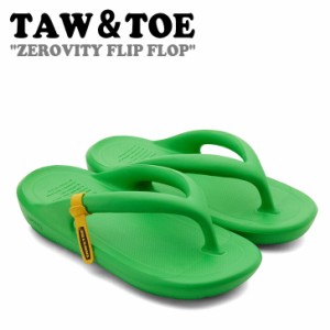 トー＆トー サンダル TAW＆TOE ZEROVITY FLIP FLOP ゼロビティ フリップ フロップ PURE GREEN ピュアグリーン シューズ