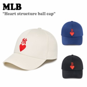 エムエルビー キャップ MLB Heart structure ball cap ハート ストラクチャー ボールキャップ 全3色 3ACPH013N ACC