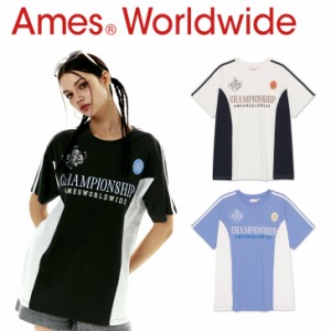 アメス 半袖Tシャツ Ames Worldwide 正規販売店 CHAMPIONSHIP TEE チャンピオンシップ Tシャツ 3色 AM2DMUT506AWH/CH/BL ウェア