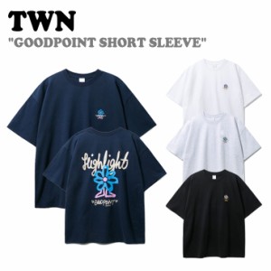 TWN 半袖Tシャツ ティーダブリュエヌ 正規販売店 GOODPOINT SHORT SLEEVE グッド ポイント 半袖 Tシャツ 全4色 STST3492 ウェア