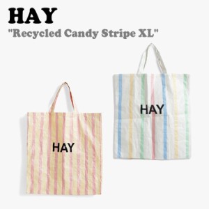 ヘイ トートバッグ HAY レディース Recycled Candy Stripe XL リサイクル キャンディー ストライプ  全2色 2141651 2141634 バッグ