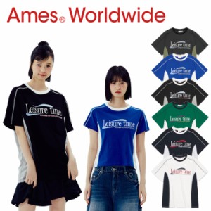 アメス ワールドワイド 半袖Tシャツ Ames Worldwide 正規販売店 LEISURE TIME TEE レジャー タイム Tシャツ 全6色 AM2DMUT510A ウェア