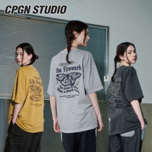 コンパーニョ 半袖Ｔシャツ CPGN STUDIO_COMPAGNO 正規販売店 BUTTERFLY PIGMENT T-SHIRT 全3色 C23SC28/29/30 ウェア