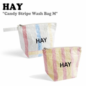 ヘイ トートバッグ ポーチ HAY Candy Stripe Wash Bag M キャンディー ストライプ ウォッシュバッグ 全2色 9275263990 バッグ
