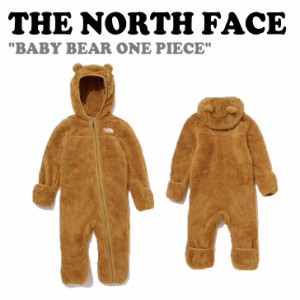 ノースフェイス 韓国 フーディー THE NORTH FACE  BABY BEAR ONE PIECE ベイビー ベアー ワンピース BROWN NJ4FP92S ウェア