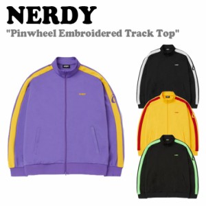ノルディ ジップアップ NERDY Pinwheel Embroidered Track Top ピンホイール 刺繍 トラックトップ 全4色 ノルディー ウェア